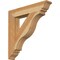 Ekena Millwork Funston Traditional Rough Sawn Bracket, Western Red Cedar, 4"W x 24"D x 24"H BKT04X24X24FST01RWR - alternate 1